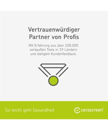 Cerascreen Free Testosterone Test Kit - Quick & Easy Home Saliva Test for Testosterone Deficiency - Buy Online on GoSupps.com