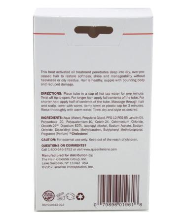 Queen Helene Cholesterol Hot Oil Treatment - 3 Count (30ml) | Deep Conditioning Hair Care for Healthy Hair - Buy Online on GoSupps.com