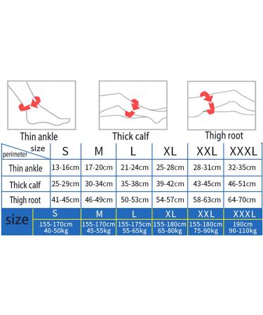 Varicose Vein Stockings Medical Open Toe Pantyhose Compression Socks Anti-Slip and Not Easy to Deform for Unisex Edema Swelling Relief The Pain Flesh L (Flesh XXX) - Buy Online on GoSupps.com