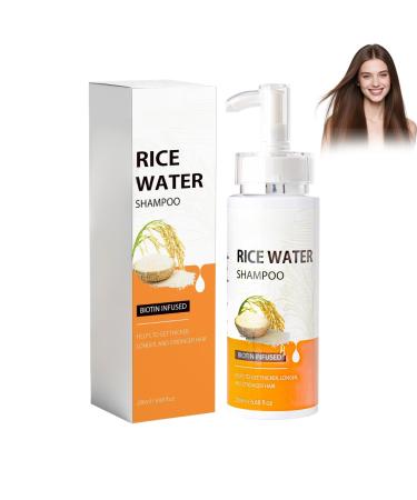 200ml Rice water shampoo shampooing l'eau de riz shampooing l'eau de riz pour la pousse des cheveux pour les cheveux qui s'amincissent et la chute des cheveux