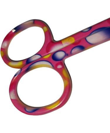 Buy Nurses Scissors 13 cm - Pink Bubbles Lacquered Handle | International Shipping Available - Buy Online on GoSupps.com