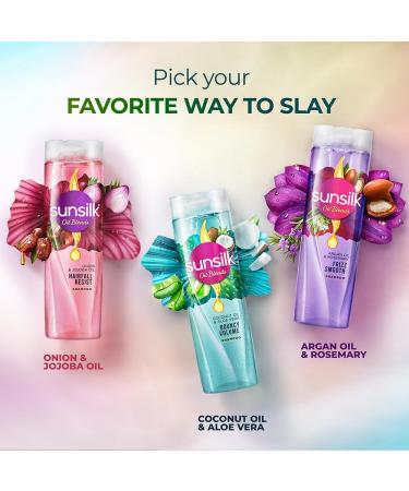 Sunsilk Shampooing VOLUME l'eau de coco et l'aloe vera pour cheveux pleins et rebondissants 195 ml - Buy Online on GoSupps.com