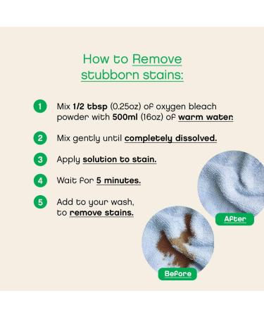 Unscented Oxygen Bleach Powder & Color Safe Stain Remover - EWG Verified Vegan Eco-Friendly - AspenClean - 45 Loads - Buy Online on GoSupps.com