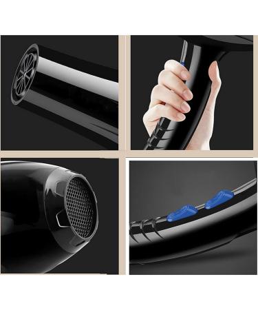 Healthy Ionic Hairdryer 2200W Ionic Conditioning Hair Dryer Professional Blu-Ray Hair Dryer Airflow Concentrator Fast Drying and Low Noise Powerful Fast Dry Hair Dryer 2 Speed 3 Heat Setup Small Gift - Buy Online on GoSupps.com