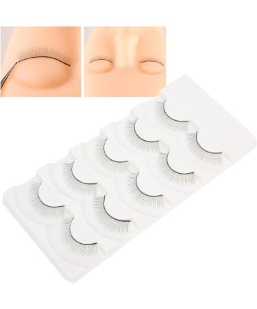 False Eyelashes 5 Pairs Eyelash Makeup Practice False Eyelashes Self Adhesive False Lashes Set (8mm) - Buy Online on GoSupps.com