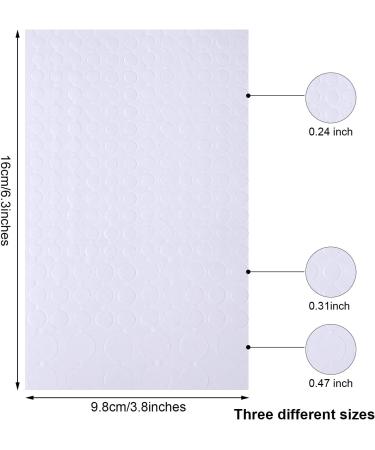 Outus 2376 Foam Dots 3 Sizes Dual-Adhesive 3D Pop Foam Mounts for Craft DIY Art Scrapbooking - 12 Sheets - Buy Online on GoSupps.com