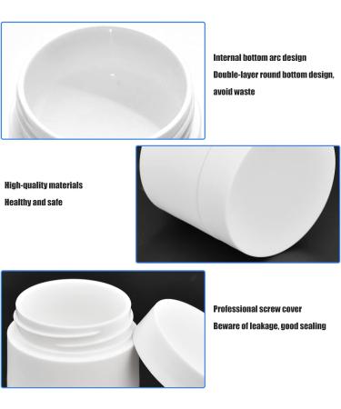 Yosoo 5g Round Clear Plastic Jars 10Pcs | Leak Proof & Portable Cream Containers | Refillable & Reusable Lotion Ointment Jars - Buy Online on GoSupps.com