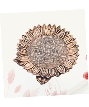 Zerodeko Plant Decor Jewelry Tray Snack Fruit Trays Jewelery Dessert Tray Dried Fruit Plate Round Jewelry Box 18*18 cm As Shown - Buy Online on GoSupps.com