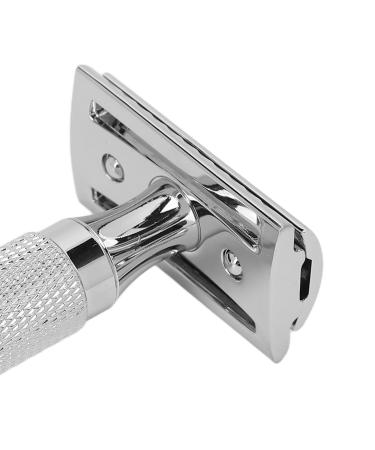 Premium Double-Edged Safety Barschneider Handle - Reusable Metal Cutter for Men's Beard Styling - Buy Online on GoSupps.com