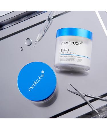 Medicube Zero Pore Pads - Exfoliate & Clear Sebum, Minimize Pores | 4.5% AHA + 0.45% BHA, Dual-Sided Pads | 70 Sheets - 2021 Korean Beauty Awards Winner - Buy Online on GoSupps.com