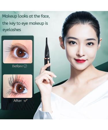 Xptieeck Heated Eyelash Curler 2 in 1 Clip-Type Eyelash Curler with Comb USB Rechargeable Portable Electric Eyelash Curler Easy to Use - Buy Online on GoSupps.com