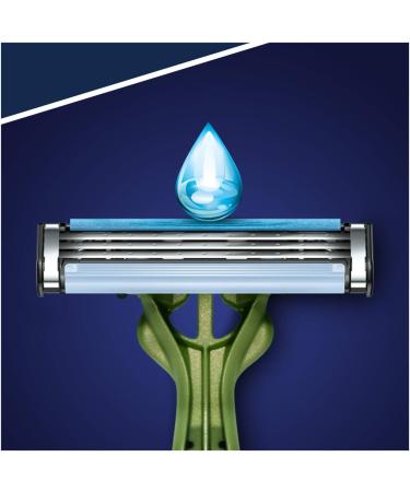 Gillette Blue3 Sensitive Disposable Razor Blades for Men - 5 Pack | Smooth Shave International Shipping Available - Buy Online on GoSupps.com