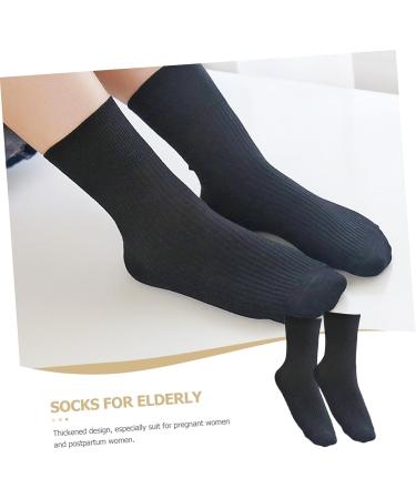 Healeved Elderly Diabetic Socks - 5 Pairs of Non-Skid Cotton Ankle Socks for Men | Diabetic Care Socks for Extra Wide Feet - Buy Online on GoSupps.com