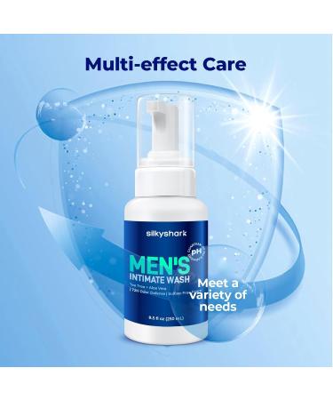 SilkyShark Mens Intimate Wash (8.5 Fl Oz) Mens Body Wash PH Balanced Body Washes Men s Hygiene Essentials for Eliminates Bodily Odors Intimate Washes for Soothes Refreshes & Maintains Hygiene - Buy Online on GoSupps.com