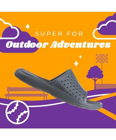 Men's Totes Everywear Ara Slide Sandal - Lightweight & Waterproof Navy Blue Design for All-Day Comfort - Buy Online on GoSupps.com