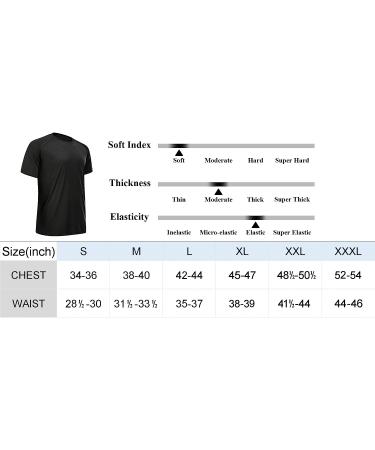 Mens Workout Shirts 5 Pack - Quick Dry Athletic Gym Tees - X-Large - Black/Grey/Blue/Red/Green - Buy Online on GoSupps.com