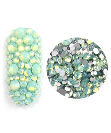 Mini Glitter Nail Rhinestones: Flatback Artificial Small Rhinestones Decorative Shiny for Manicure Art Charms