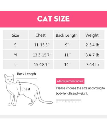 Cat Professional Recovery Suit for Abdominal Wounds or Skin Diseases  E-Collar Alternative for Cats and Dogs  After Surgery Wear  Pajama Suit Medium Pink - Buy Online on GoSupps.com