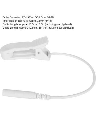 ZJchao 10-Pack 2.0 mm Physiotherapy Ear Clip Electrode Cables - High-Quality Connecting Cables for Effective Treatment - Buy Online on GoSupps.com