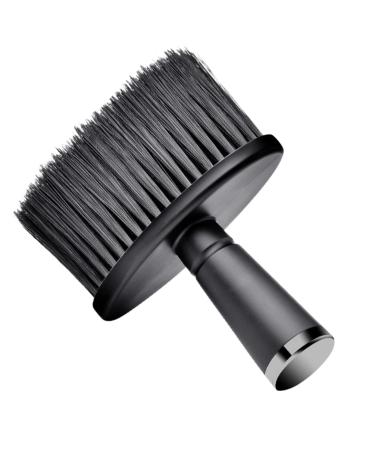 Didiseaon Hair Brush Face Duster Dusters for Cleaning Shaving Brush Hair Remover Duster Barber Duster Haircut Duster Hair Cutting Brush Facial Cleaning Beard Brush Handle Neck 14x10cm Black