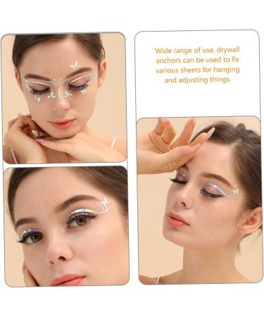  POPETPOP POPETPOP 18 Sheets Eye Liner Stickers Temporary Eyeshadow Stars Stickers Eyeliner Stickers Cosmetics Eye Shadow Eye Liner Butterfly Stickers Lightning - Buy Online on GoSupps.com
