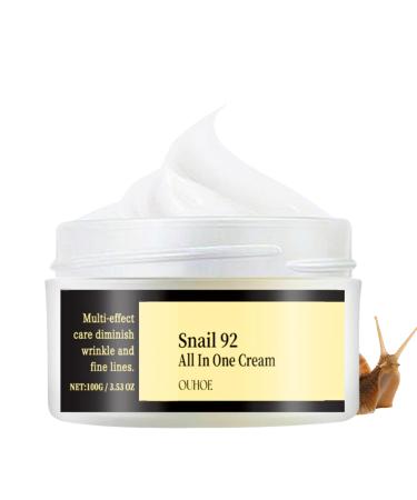 Snail Mucin Face Cream for Women - Moisturiser Face Women - Anti Wrinkle Aging Face Cream - Skin Care Lifting & Firming Cream - Facial Moisturiser Long Lasting Deep Hydration 100g