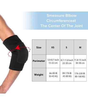 Breathable Elbow Brace with Thick Sponge - Compression Support for Fitness & Sports | Ideal for Badminton & Basketball | Unisex One Size for Kids & Adults - Buy Online on GoSupps.com