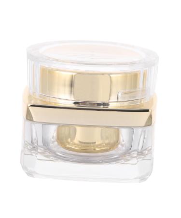 Mikinona 1pc Cream Empty Cosmetic Jars Sample Holder Face Cream Pot Jars Face Cream Containers Cream Empty Jars Reusable Bottle Creami Lotion Practical Cream Bottle Acrylic 4.6x4cm Golden