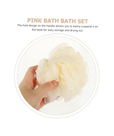FRCOLOR 3-Piece Bath Set - Exfoliating Sponge & Shower Tools for Women's Self-Care & Relaxation - Buy Online on GoSupps.com