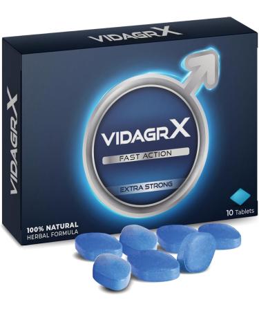 VIDAGRX | Fast Action | 10 Tablets | Ginseng | Manufactured in The UK