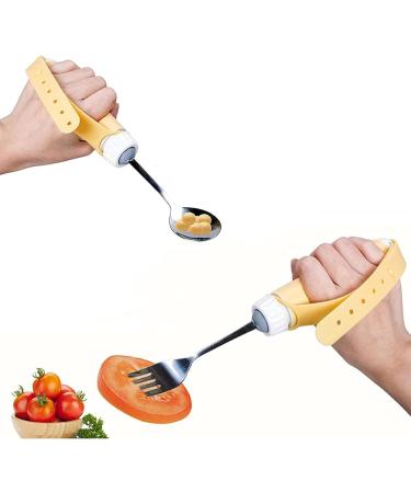 Anti-Shake Cutlery Fork And Spoon Adaptive Utensils Spoons Forks Set for Hand Tremors Arthritis Parkinson Rehabilitation Aids for Patients - Buy Online on GoSupps.com