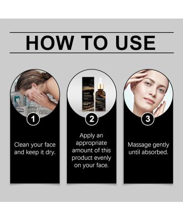 S rum anti- ge liquide s rum raffermissant et liftant pour le visage lotion l g re hydratante et d toxifiante r duit les rides et ridules convient tous types de peaux 3pcs - Buy Online on GoSupps.com