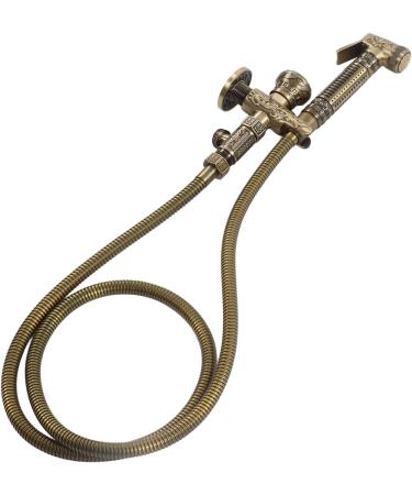 Antique Copper-Finish Toilet Spray Bidet Sprayer - G1/2 Interior & External Thread with Angle Valve - Einard - Buy Online on GoSupps.com