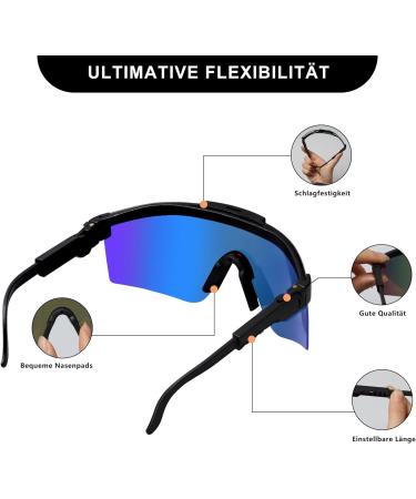 Buy Polarized UV400 Fast Glasses | Men & Women Sports Sunglasses for Cycling Running Golf & Skiing | Rave Bicycle Glasses - Buy Online on GoSupps.com