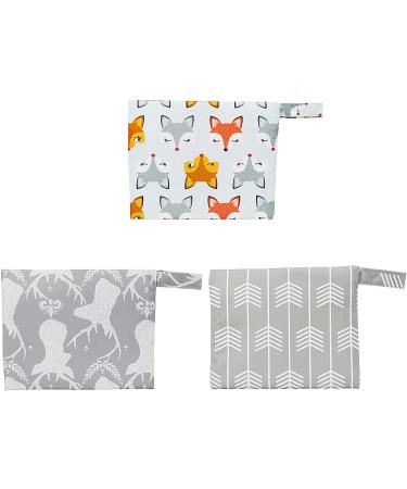Reusable Mini Wet Bag for Mama Cloth Menstrual Pads/Breast Pads - 7x5.5 Inch (3MN4) - Buy Online on GoSupps.com