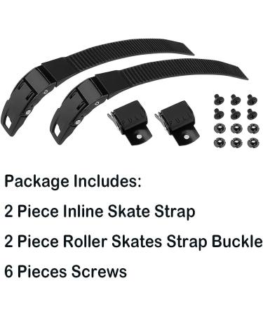 Inline Skate Strap Replacement - 1 Pair Roller Skate Straps with Screws & Nuts - Buy Online on GoSupps.com