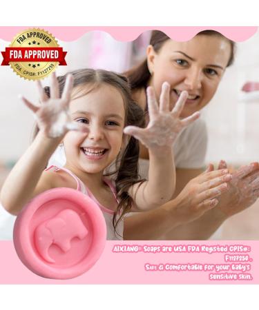 24 Pack Handmade Little Elephant Scented Soap Favors in Pink Gift Box for Girls Baby Shower Decorations - Buy Online on GoSupps.com