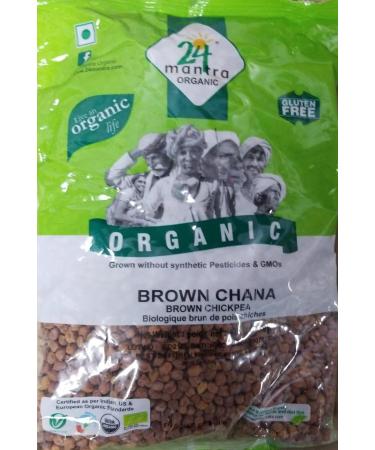 24 Mantara 24 Mantra Organic Brown Chana - 4 Lb,, ()