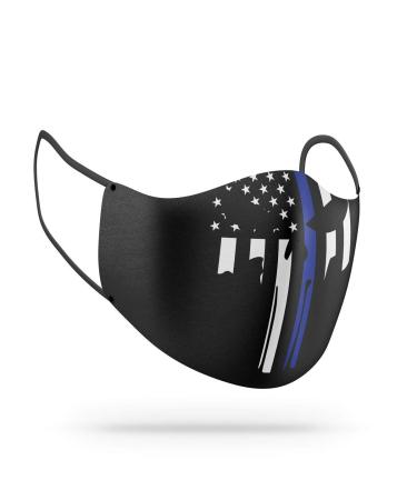 PM2.5 face mask double layer filter choose your design reusable fabric masks Punisher Police