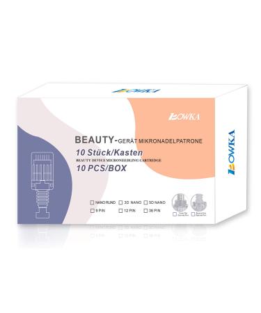 Buy Bowka 3DL Nano Needles for Microneedling Pen - Universal Replacement (10 Pack) | Adjustable Electric Derma Pen - Buy Online on GoSupps.com