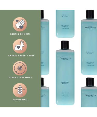 Pecksniff's 1L Shower Gel (CORE) Sandalwood Vanilla Sandalwood & Vanilla 33.8 Fl Oz (Pack of 1) - Buy Online on GoSupps.com