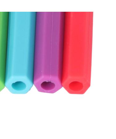 5-Pack Multi-Colored Silicone Baby Bite Rings - Soft Durable Safe & Easy to Clean - Buy Online on GoSupps.com