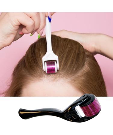 540 Titanium Needles Derma Roller for Hair Growth - Beard Growth Stimulator for Men and Women, 0.5mm Micro Needle Roller for Skin Treatment - Buy Online on GoSupps.com
