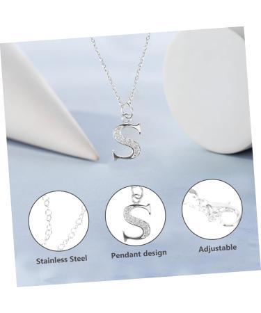 COLLBATH Initial Letter Necklace A Necklace Letter Necklace for Women Letter s Necklaces Accessories Lovers - Buy Online on GoSupps.com