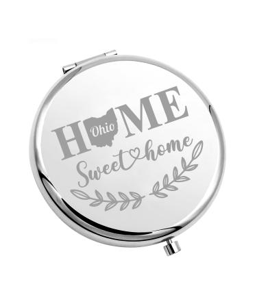 Ohio Compact Mirror Home Sweet Home Makeup Mirror Ohio Gift (Ohio -M)