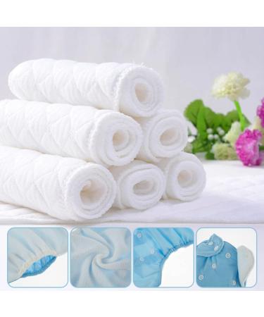 7Pcs Reusable Pocket Cloth Diapers - Adjustable and Super Absorbent | Multi-Color Washable Nappies for Baby Boys and Girls - Buy Online on GoSupps.com