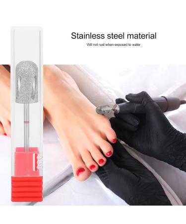 Nail Bits for Pedicure | Stainless Steel Foot Callus Removal & Polishing Grinding Heads - Professional Nail Attachments - Buy Online on GoSupps.com