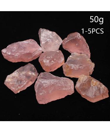 Teaching Rough Rock Raw Gemstone Fish Tank Decoration Natural Rose Quartz Minerals Specimen Pink Crystal Stones - (Color: 50g(1-5PCS)) - Buy Online on GoSupps.com