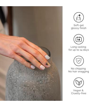 NAILOG Semi Cured Gel Nail Strips 34 pcs Salon-Quality Gel Nail Stickers Long Lasting Nail Wraps for Women with Soft Gel Finish The Oriental - Buy Online on GoSupps.com