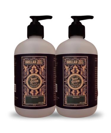 Brillar Bath House Beach Lily Scented Shimmering Body Lotion 12 Oz (2 Pack)